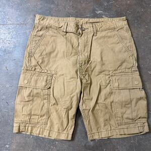 Levi's Cargo Shorts Ripstop Mens 32 Brown 100% Cotton